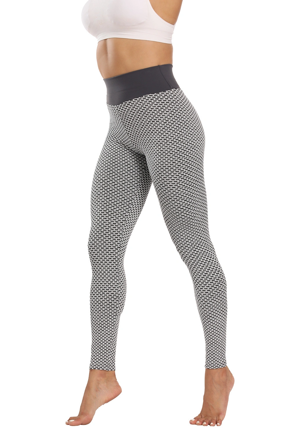 2022 Sports Women Beauty Yoga Clothing Knit Hing Waist Lift The HIPS High Elastic Long Running Sport Bubble Yoga Pants
