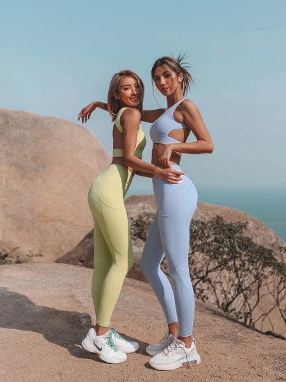 Original Designs Sporstwear Damen Yoga Fitness Gym Set Atmungsaktive hocksichere Yoga Wear Leggings