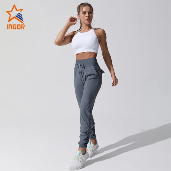 Ingorsports Tiktok Leggings für Damen, individuell, hohe Taille, Jacquard, Po-Lifting, Sport, Yoga, Fitnessstudio, Leggings