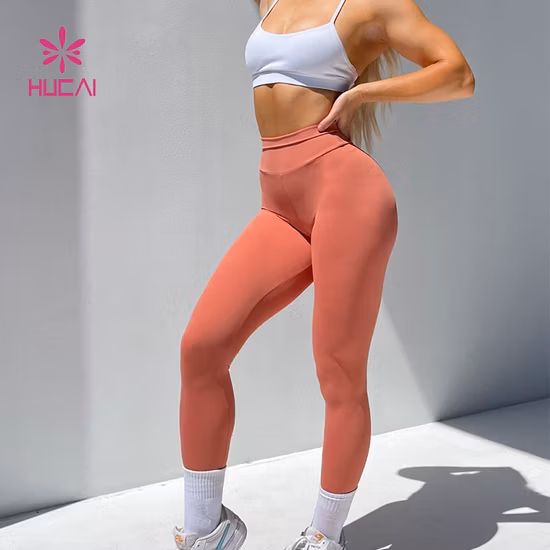 Benutzerdefinierte hoch taillierte Sport-Workout-Leggings Großhandel für Frauen, schnell trocknende, atmungsaktive, hocksichere Fitness-Po-Lift-Yoga-Leggings