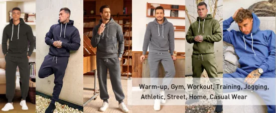 Übergroße Hoodies und Jogger-Set, Winter-Trainingsanzug aus dickem Polarfleece, Jogginganzug